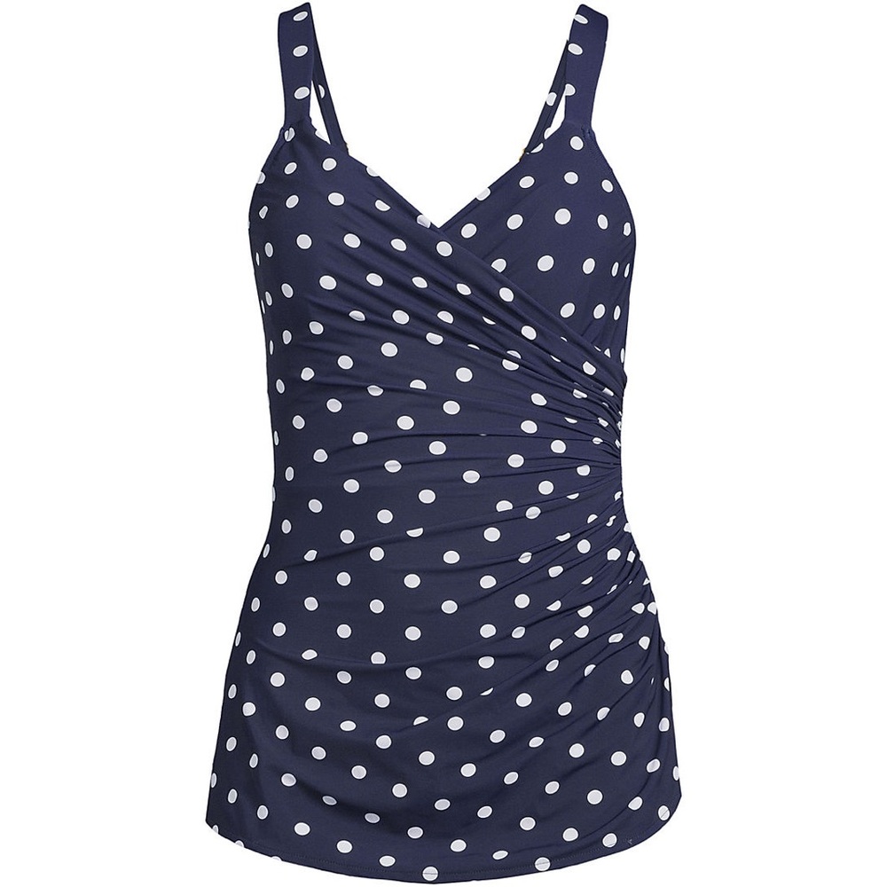 Lands End Women’s SlenderSuit One Piece Swimsuit